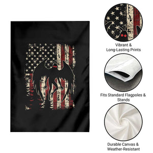Mothman American Flag Patriotic Cryptid Creature Garden Flag TS11 Print Your Wear
