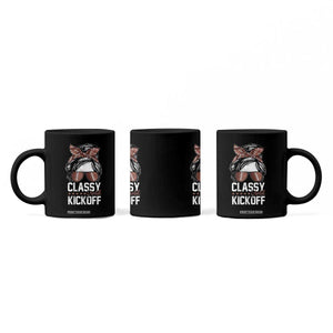 Funny Classy Until Kickoff Coffee Mug American Football Game Day Messy Bun TS11 Print Your Wear