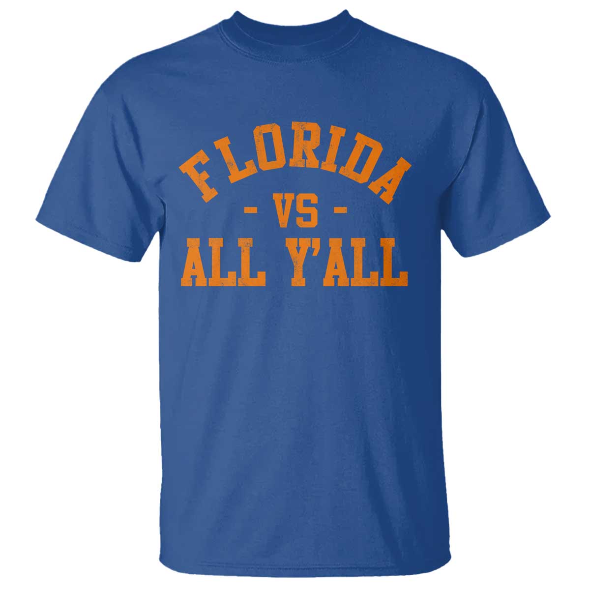 Florida vs All Y all T Shirt Funny Game Day Athletic Sports Design FL State