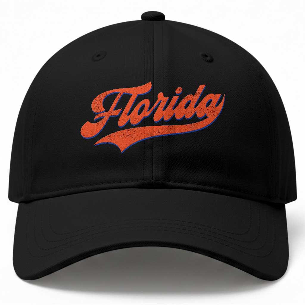 Florida Vintage Varsity Script Classic Sports Jersey Style Baseball Cap