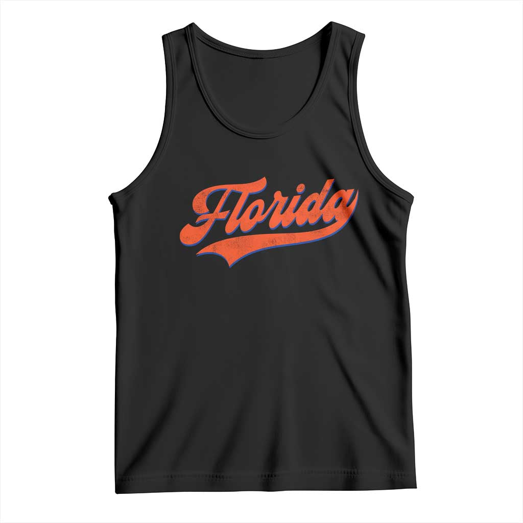 Florida Vintage Varsity Script Classic Sports Jersey Style Tank Top