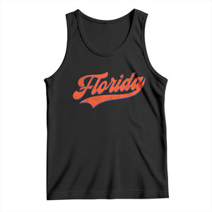 Florida Vintage Varsity Script Classic Sports Jersey Style Tank Top