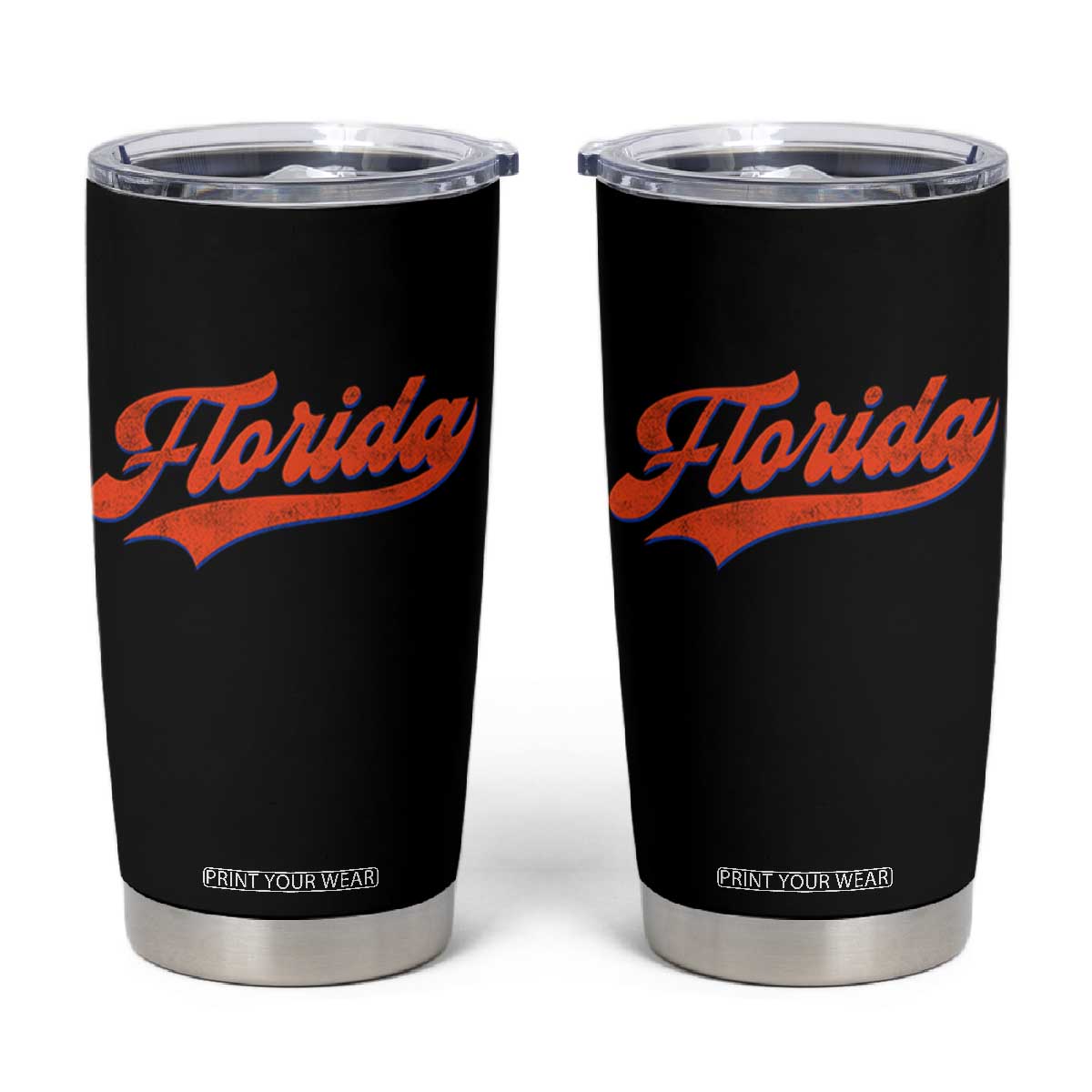 Florida Vintage Varsity Script Classic Sports Jersey Style Tumbler Cup