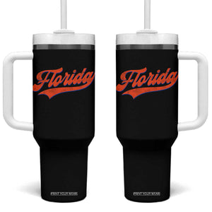 Florida Vintage Varsity Script Classic Sports Jersey Style Tumbler With Handle