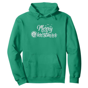 Christmas In Hawaii Hoodie Merry Christmas Hawaiian Symbols TS11 Irish Green Print Your Wear