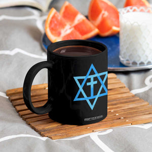 Messianic Cross Star of David Yeshua Jesus Coffee Mug TS11 Print Your Wear