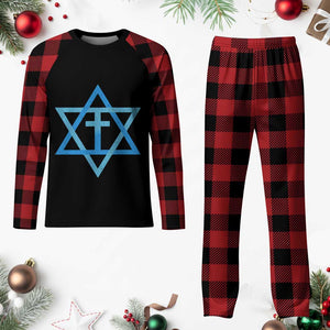 Messianic Cross Star of David Yeshua Jesus Plaid Pajama Set TS11 Buffalo Plaid Print Your Wear