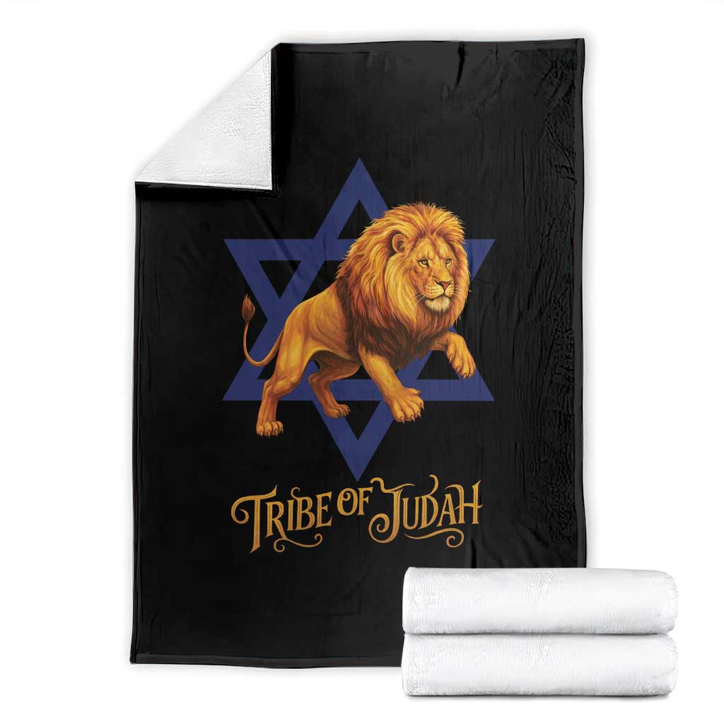 Tribe Of Judah Throw Blanket Bible History Hebrew Christ Israelite Lion TS11 Black Print Your Wear