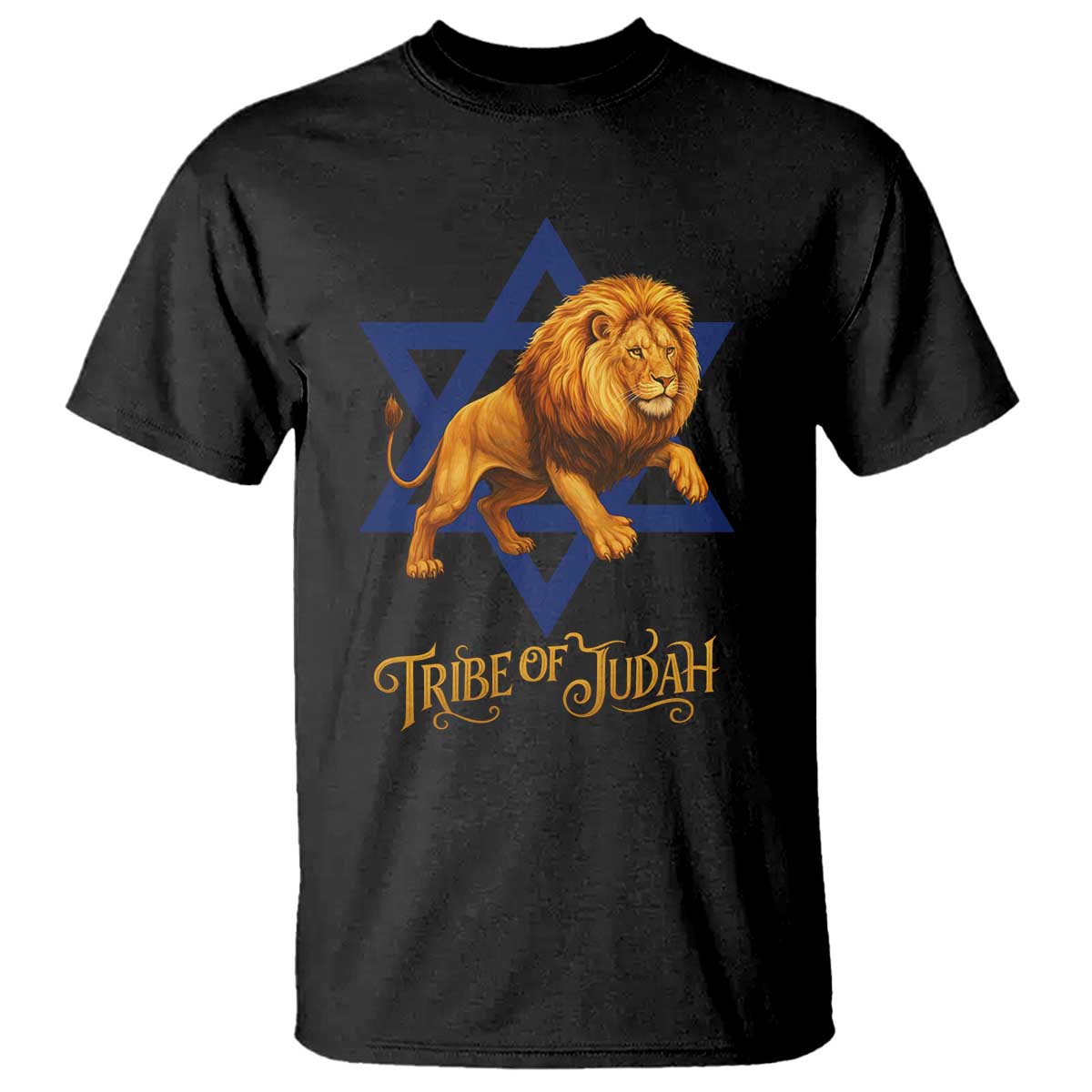 Tribe Of Judah T Shirt Bible History Hebrew Christ Israelite Lion TS11 Black Print Your Wear
