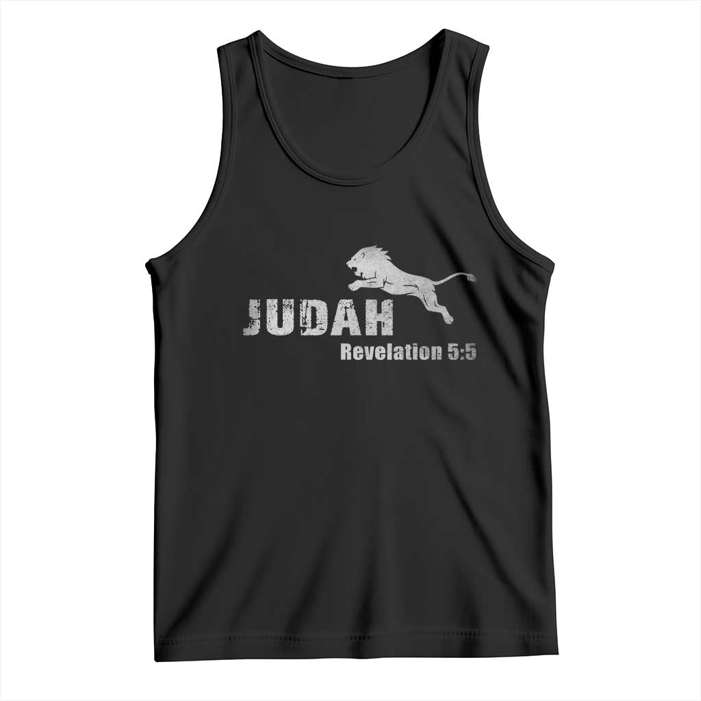 Lion Tribe of Judah Hebrew Christ Israelite Tank Top TS11 Black Print Your Wear
