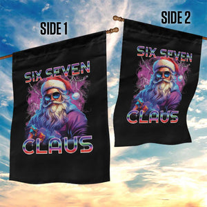 Funny Six Seven Claus Garden Flag 67 Christmas Santa Meme Gen Alpha TS11 Print Your Wear