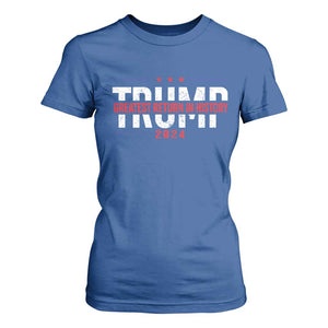 Trump Supporter T Shirt For Women Trump Greatest Return In History 2024 TS11 Royal Blue Print Your Wear