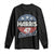 Harris For President Long Sleeve Shirt Harris Elected 47 American Flag TS11 Black Print Your Wear