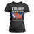 Trump He Won 2024 T Shirt For Women Greatest Return In History American Flag The 47th US President TS11 Black Print Your Wear