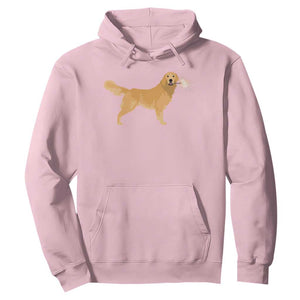 Funny Golden Retriever Dog New Year 2025 Fireworks Hoodie TS11 Light Pink Print Your Wear