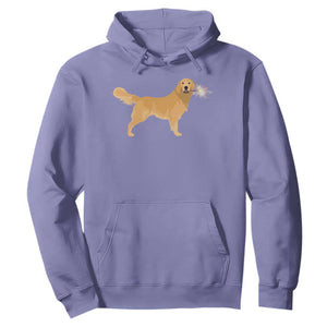 Funny Golden Retriever Dog New Year 2025 Fireworks Hoodie TS11 Violet Print Your Wear