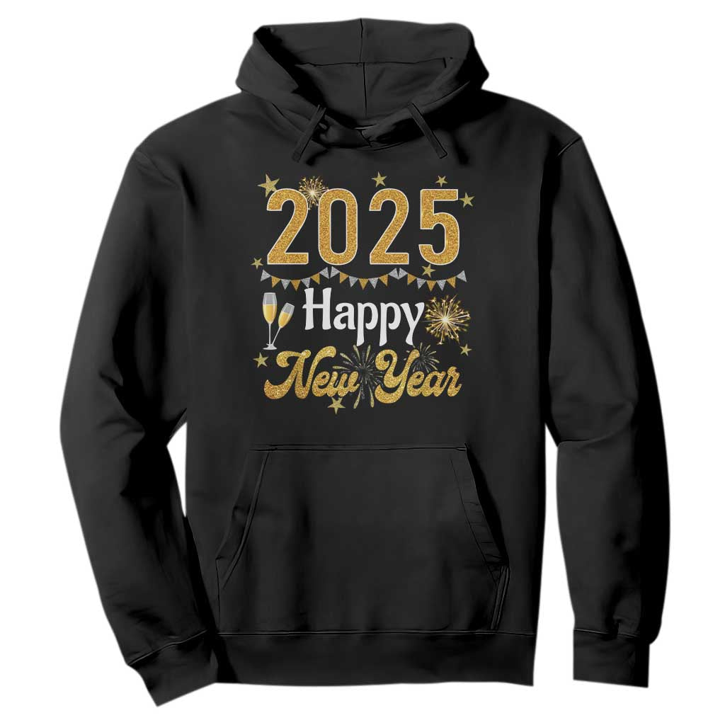 Happy New Year 2025 Hoodie New Year's Eve Party Family Matching TS11 Black Print Your Wear