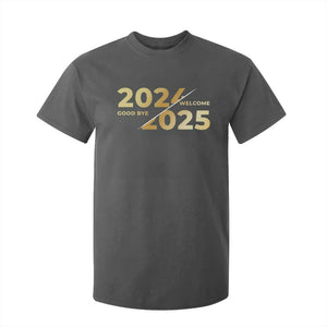 Happy New Year 2025 Goodbye 2024 Welcome 2025 T Shirt For Kid TS11 Dark Heather Print Your Wear