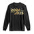 Happy New Year 2025 Goodbye 2024 Welcome 2025 Long Sleeve Shirt TS11 Black Print Your Wear