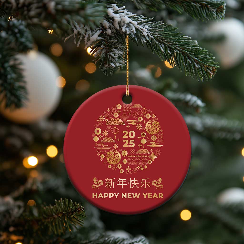 Chinese Lunar New Year 2025 Year Of The Snake Christmas Ornament TS11 Print Your Wear