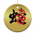 Happy Chinese New Year 2025 Christmas Ornament Calligraphy Year Of The Snake TS11 Print Your Wear