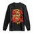 Happy Chinese New Year 2025 Long Sleeve Shirt Calligraphy Year Of The Snake Golden Flowers TS11 Black Print Your Wear