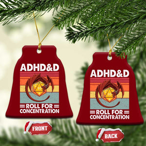 ADHD&D Roll For Concentration Ceramic Ornament Funny RPG Gamer D20 Tabletop Dice TS11 Print Your Wear