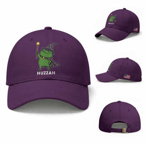 Funny Huzzah Wizard Frog Baseball Cap Renaissance Meme RPG Gamers