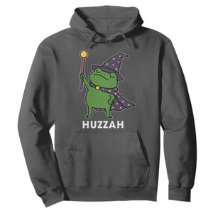Funny Huzzah Wizard Frog Hoodie Renaissance Meme RPG Gamers