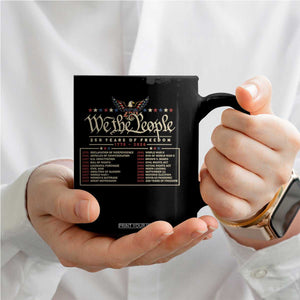 250 Year Timeline 1776 2026 Patriotic Historical Anniversary Coffee Mug TS11 Print Your Wear