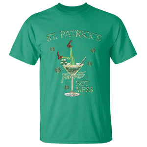 Funny St Patrick's Favorite Hot Mess T Shirt Drunk Leprechaun Cocktail TS11 Irish Green Print Your Wear