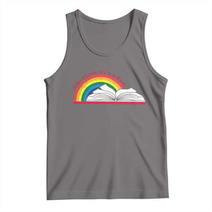Take A Look It's In A Book Tank Top Reader Lover Librarian Rainbow TS11 Deep Heather Print Your Wear