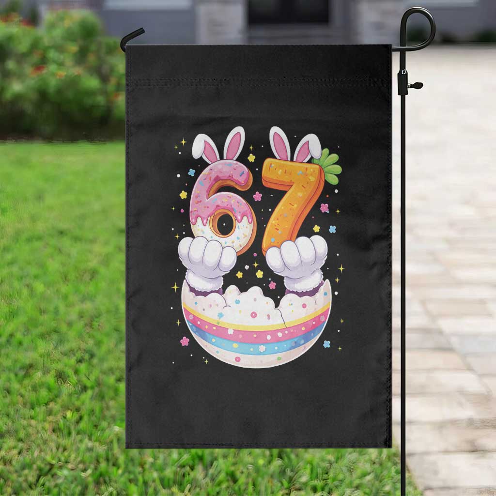 Funny Easter Day Bunny 67 Six Seven Meme Garden Flag TS11 Print Your Wear