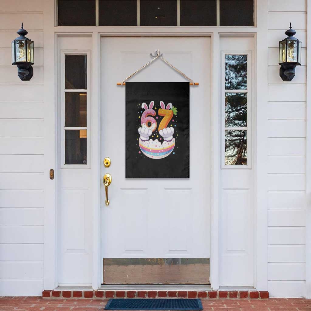 Funny Easter Day Bunny 67 Six Seven Meme Garden Flag TS11 Print Your Wear