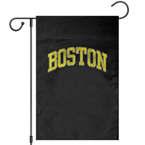 Retro Yellow Boston Massachusetts MA Vintage Throwback Running Garden Flag TS11 Black Print Your Wear
