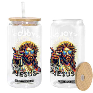 Funny Yolo Lol Jk BRB Christian Easter Glass Can Resurrection Jesus TS11 Print Your Wear