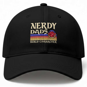 Nerdy Dad Baseball Cap Funny Fathers Day RPG Gaming D20 Tabletop TS11 Print Your Wear