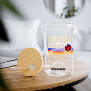 Nerdy Dad Glass Can Funny Fathers Day RPG Gaming D20 Tabletop TS11 Print Your Wear