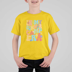 In My Summer Camp Era T Shirt For Kid Camper Retro Groovy Summer Vacation TS11 Daisy Print Your Wear