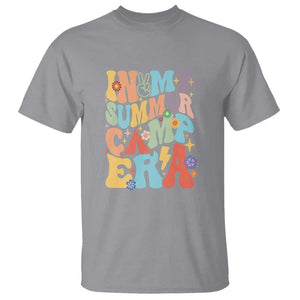 In My Summer Camp Era T Shirt Camper Retro Groovy Summer Vacation TS11 Sport Gray Print Your Wear