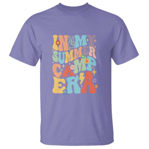 In My Summer Camp Era T Shirt Camper Retro Groovy Summer Vacation TS11 Violet Print Your Wear