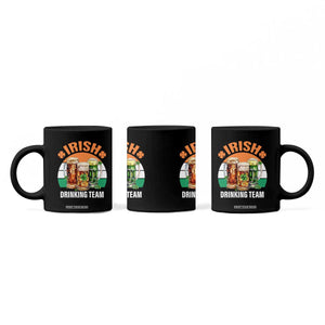 Funny Irish Drinking Team Coffee Mug St Patricks Day Vintage Beer Ireland Flag Clover TS11 Print Your Wear