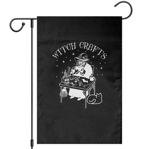Funny Halloween Garden Flag Witch Crafts Witchcraft Skull Cat Ghost TS11 Black Print Your Wear