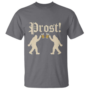 Funny Oktoberfest Bigfoot Prost T Shirt German Sasquatch Beer Mug TS11 Charcoal Print Your Wear