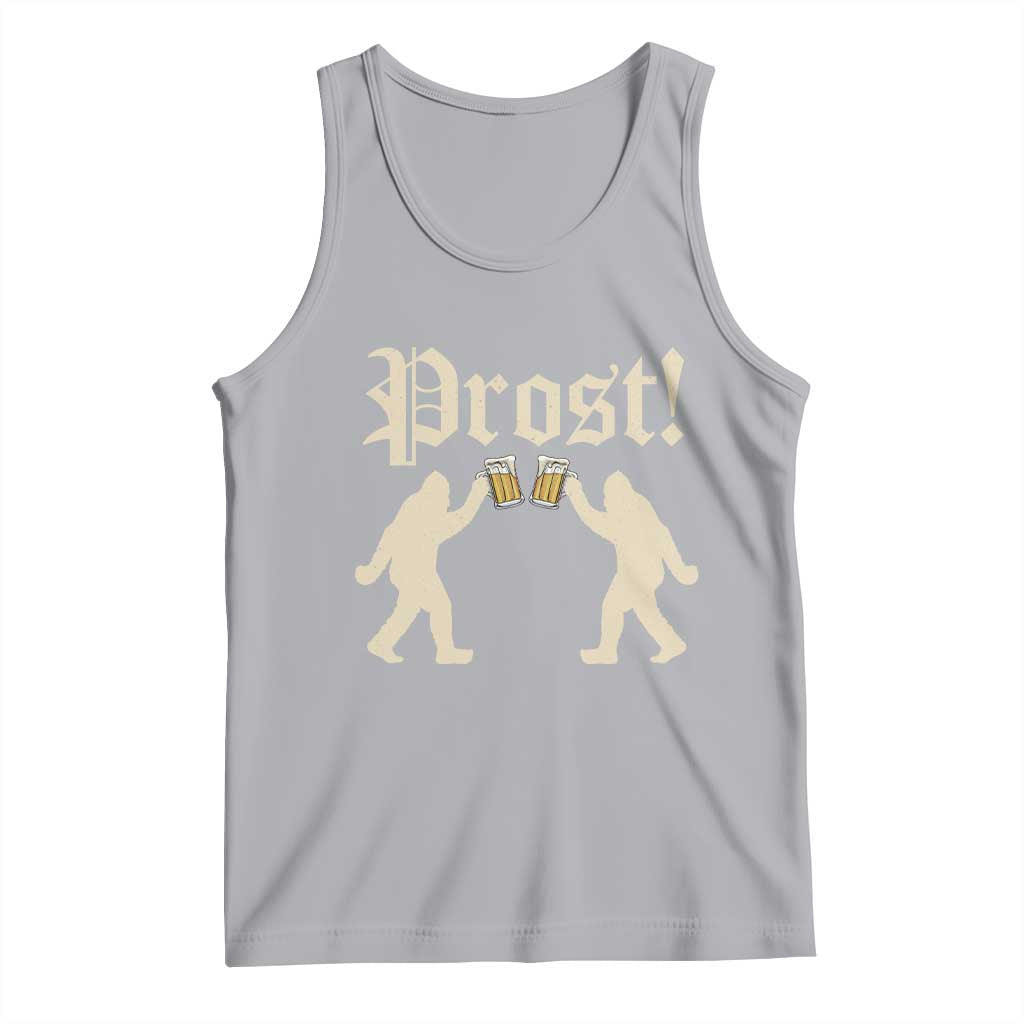 Funny Oktoberfest Bigfoot Prost Tank Top German Sasquatch Beer Mug TS11 Athletic Heather Print Your Wear