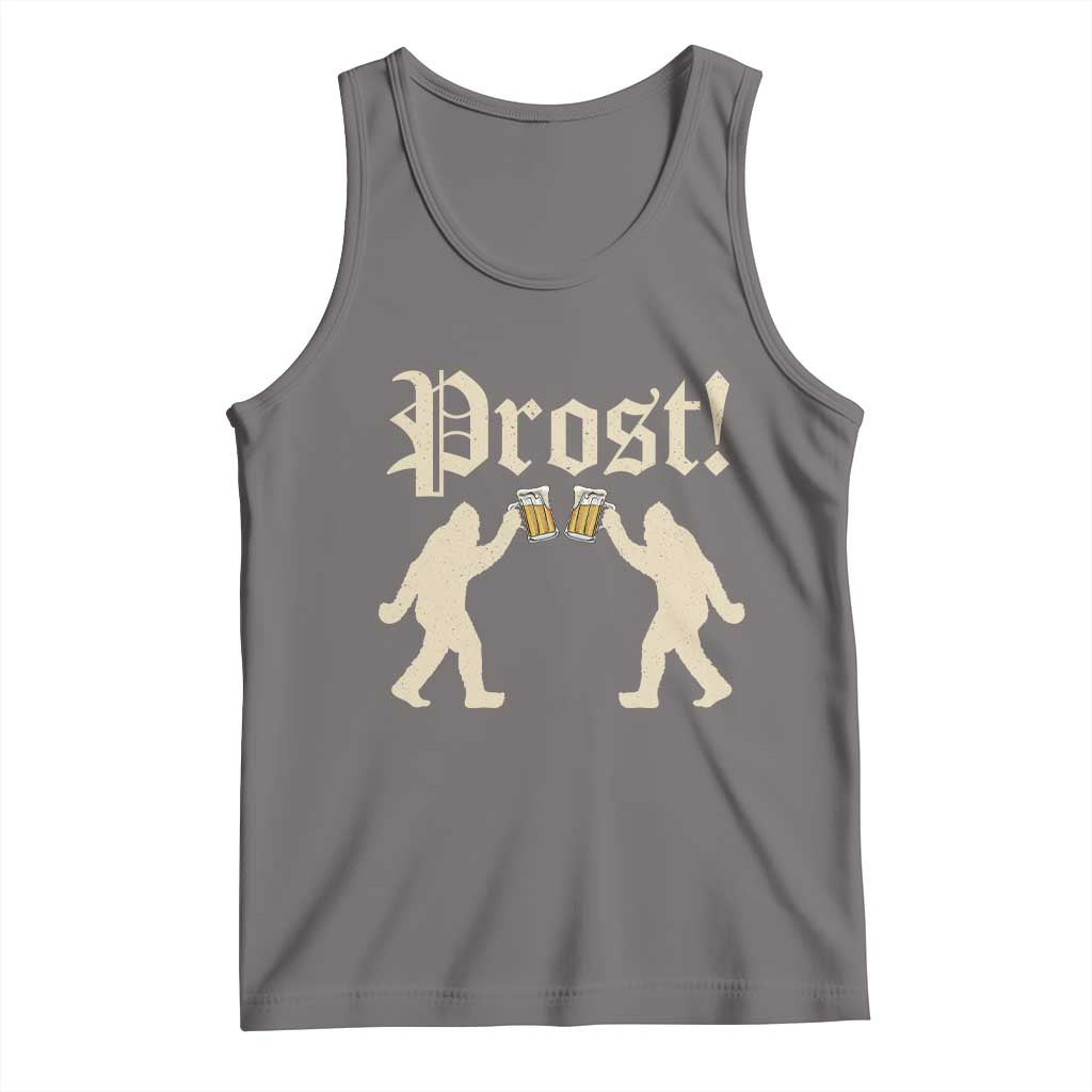 Funny Oktoberfest Bigfoot Prost Tank Top German Sasquatch Beer Mug TS11 Deep Heather Print Your Wear