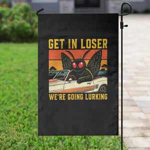 Get In Loser We Are Going Lurking Funny Mothman Garden Flag Cryptozoology Cryptid Lover TS11 Print Your Wear