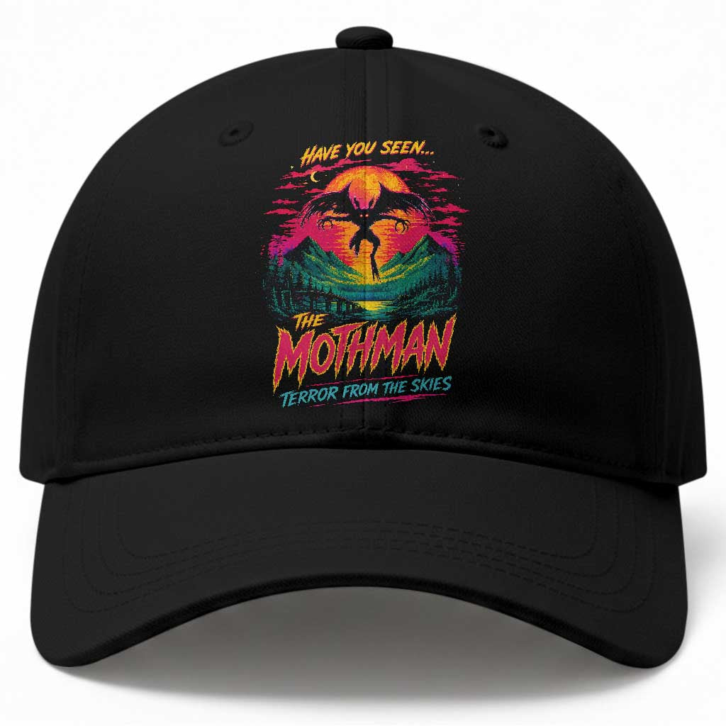 Funny Mothman Baseball Cap Have You Seen The Mothman Terror From The Skies Cryptid Legends TS11 Print Your Wear
