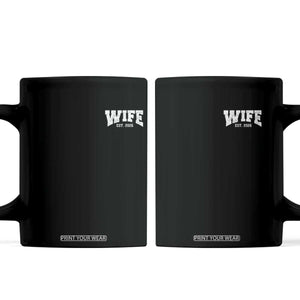Wife Est 2026 Coffee Mug Just Married Couple Matching Wedding Honeymoon TS11 Black Print Your Wear