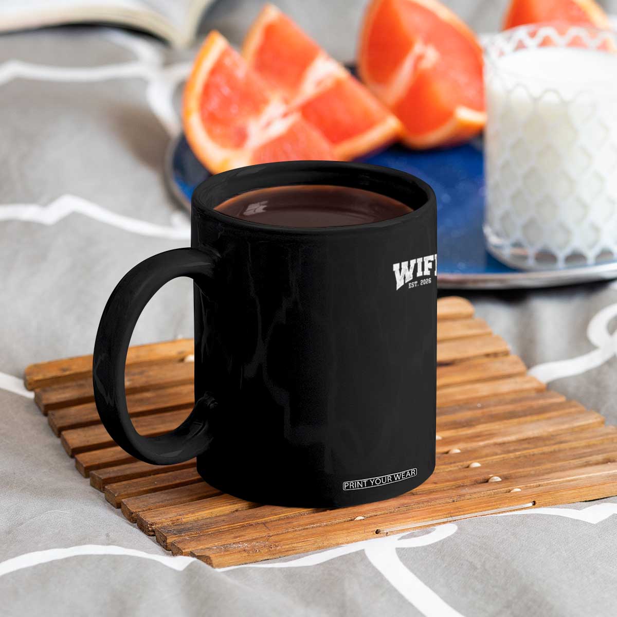 Wife Est 2026 Coffee Mug Just Married Couple Matching Wedding Honeymoon TS11 Print Your Wear